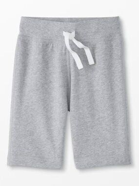 Hanna Andersson Grey Gray Bkb Sweat Short Shorts Sz 3 3T